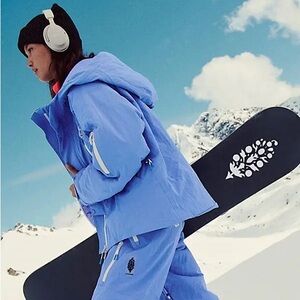 Free People Movement On The Ascend Insulated Jacket in Blueberry - NWT